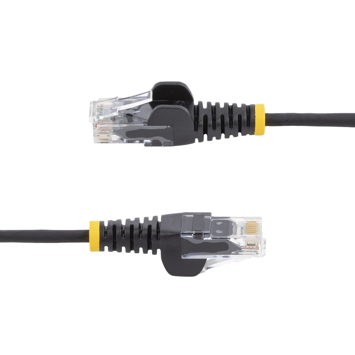 StarTech CAT6 0.5m Black Slim Patch Cord RJ45 28AWG