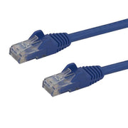 StarTech CAT6 1.5m Blue Snagless PoE Ethernet Cable 250MHz 24AWG