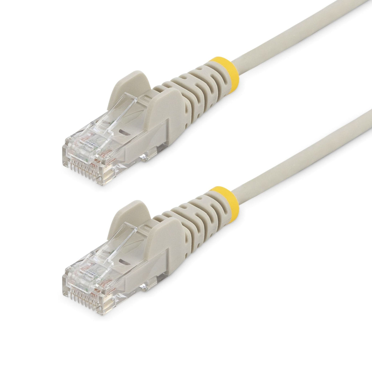 StarTech CAT6 2.5m Grey Slim Patch Cable RJ45 28AWG