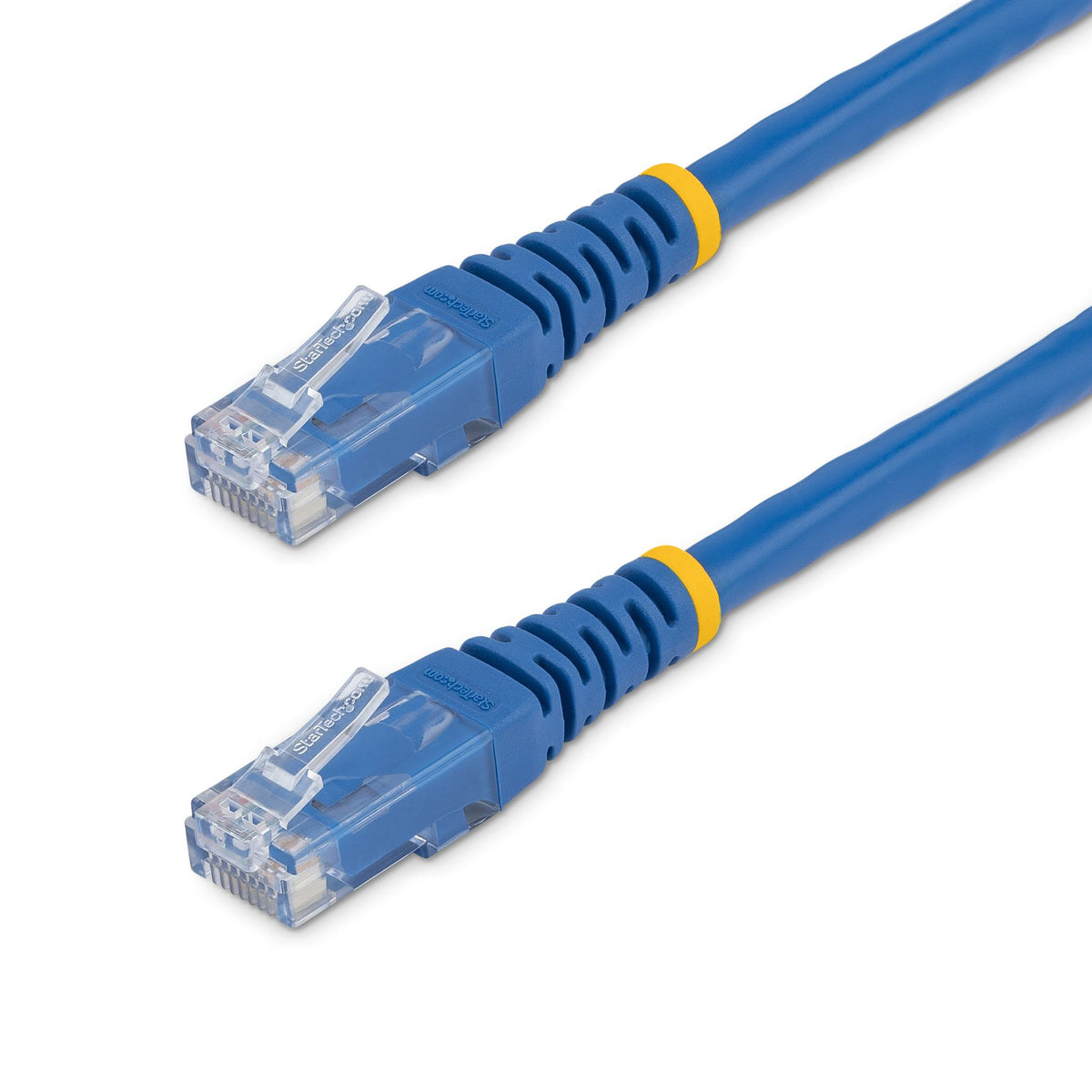 StarTech CAT6 2ft Blue PoE Ethernet Cable 250MHz 24AWG