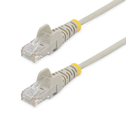 StarTech CAT6 3m Grey Slim Patch Cord RJ45 28AWG