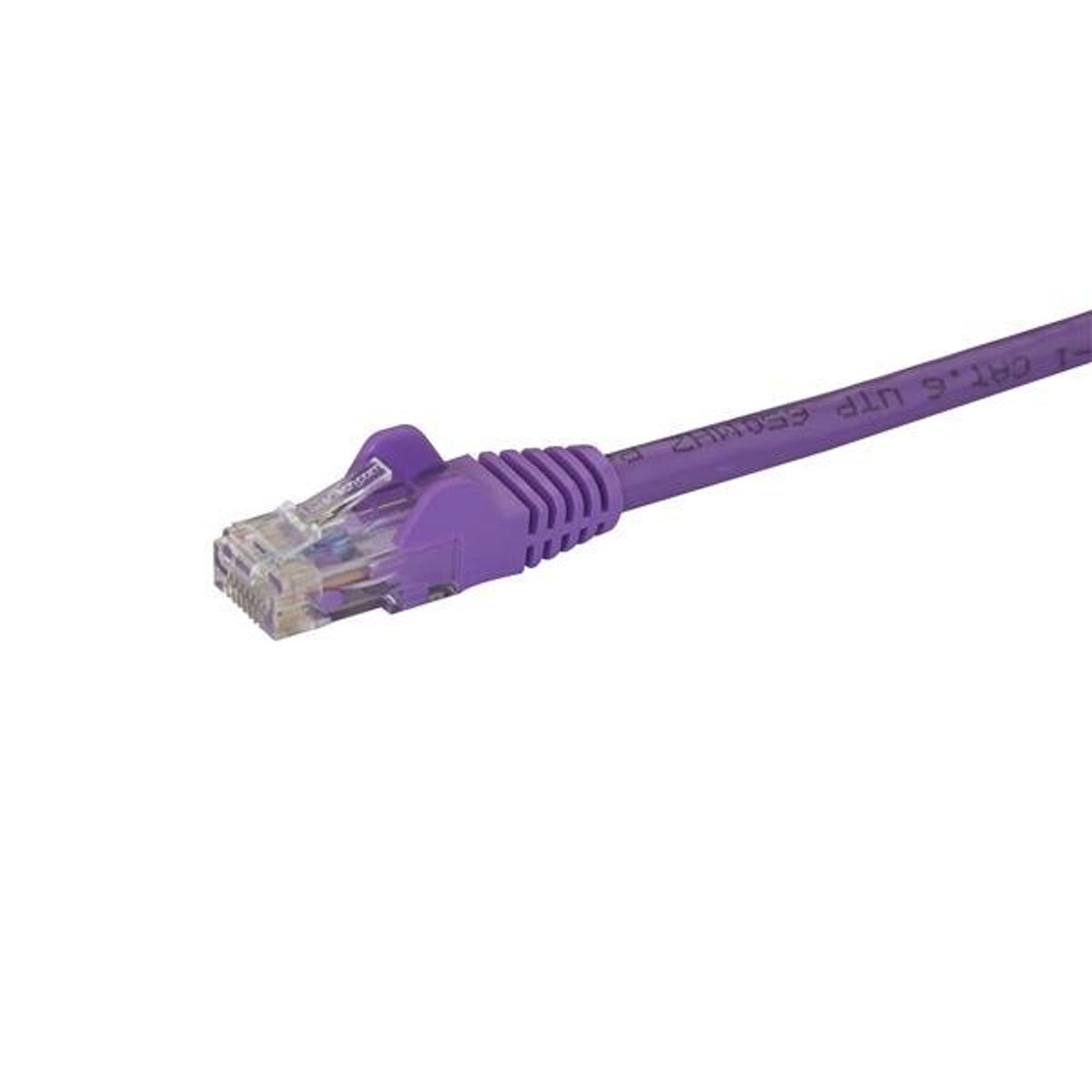 StarTech CAT6 50cm Purple Snagless PoE Ethernet Cable 250MHz 24AWG