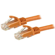 StarTech CAT6 Orange 5m Snagless PoE Ethernet Cable 250MHz 24AWG