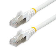 StarTech CAT6a 1m White LSZH PoE Ethernet Cable S/FTP Snagless RJ-45