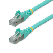 StarTech CAT6a 7.5m Aqua LSZH PoE S/FTP Snagless RJ-45 Ethernet Cable