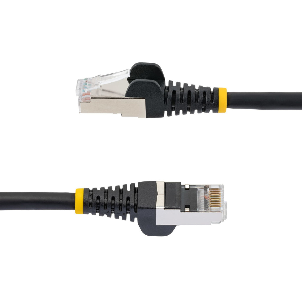 StarTech CAT6a 7m Black LSZH PoE S/FTP Snagless Ethernet Cable 27AWG
