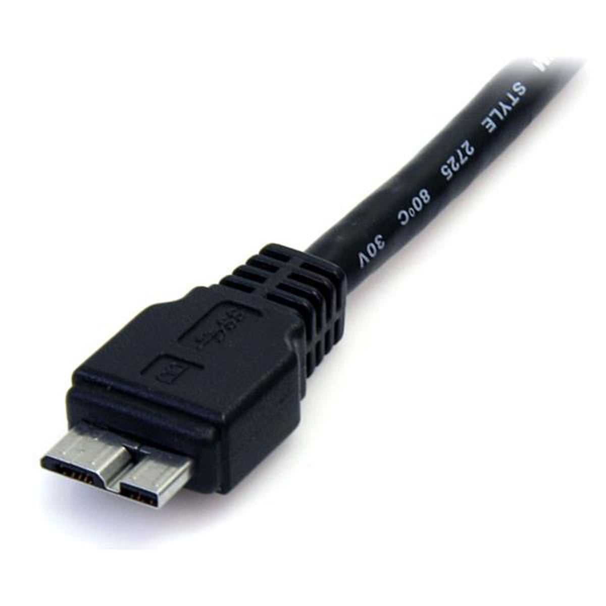 StarTech.com 0.5m Black USB 3.0 A to Micro B Cable M/M