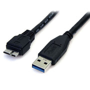 StarTech.com 0.5m Black USB 3.0 A to Micro B Cable M/M
