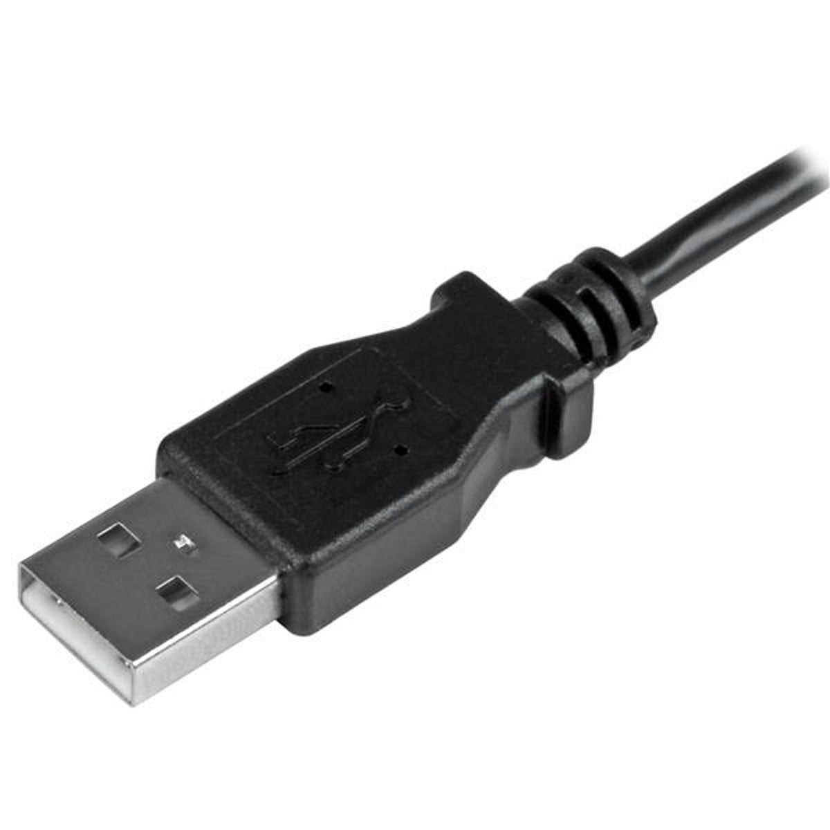 StarTech.com 0.5m Left Angle Micro USB Cable USB A to Micro B Male 480Mbit/s