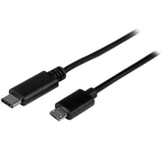 StarTech.com 0.5m USB-C to Micro B Cable USB 2.0 M/M Black