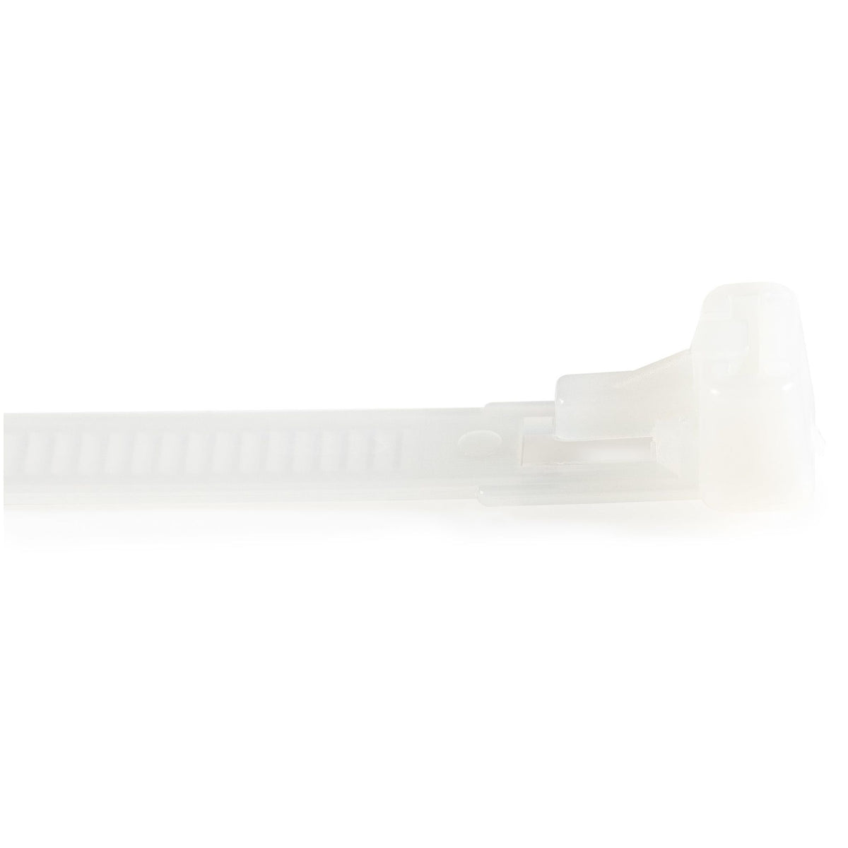 StarTech.com 100 Pack 10" White XL Reusable Nylon Cable Ties