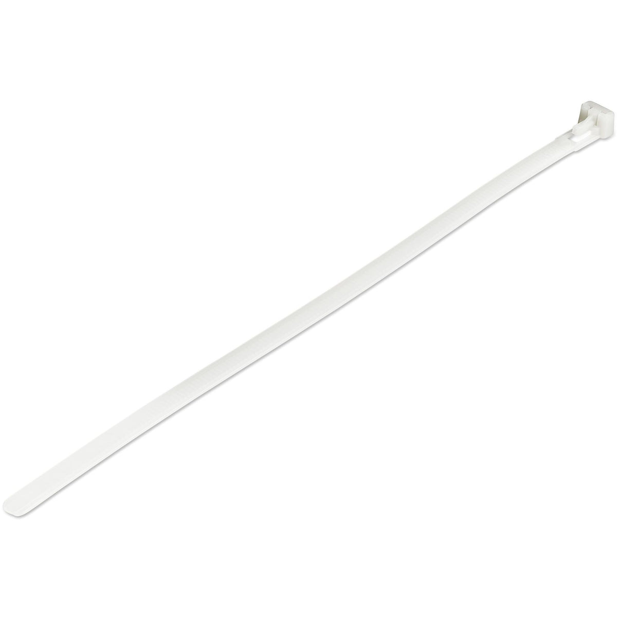 StarTech.com 100 Pack 10" White XL Reusable Nylon Cable Ties