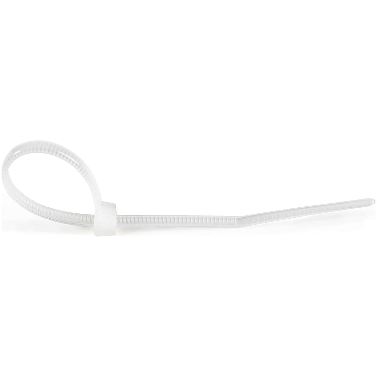 StarTech.com 100 Pack 4" White Small Nylon Cable Ties