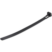 StarTech.com 100 Pack 6" Black Medium Reusable Nylon Cable Ties
