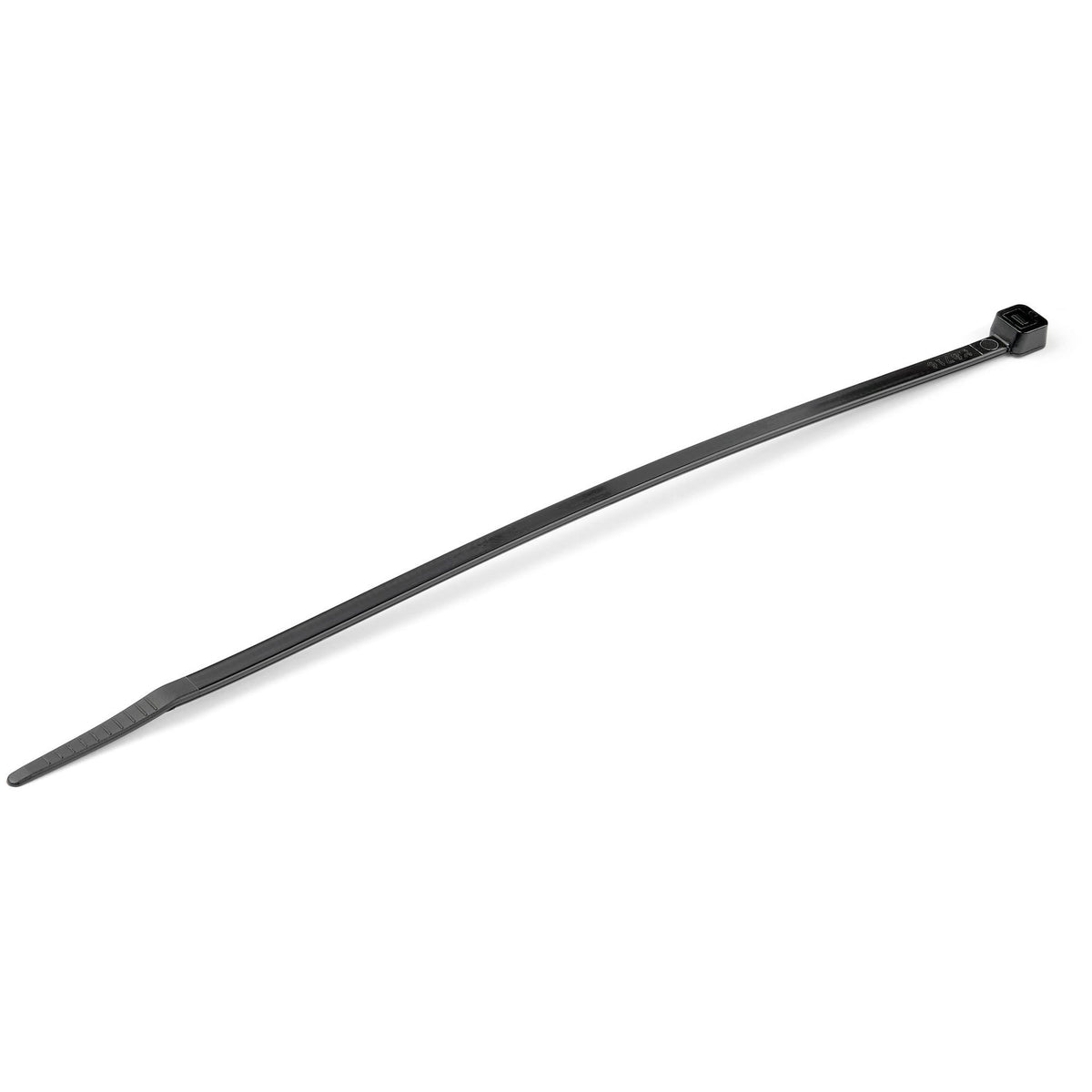 StarTech.com 100 Pack 8" Black Large Nylon Cable Ties