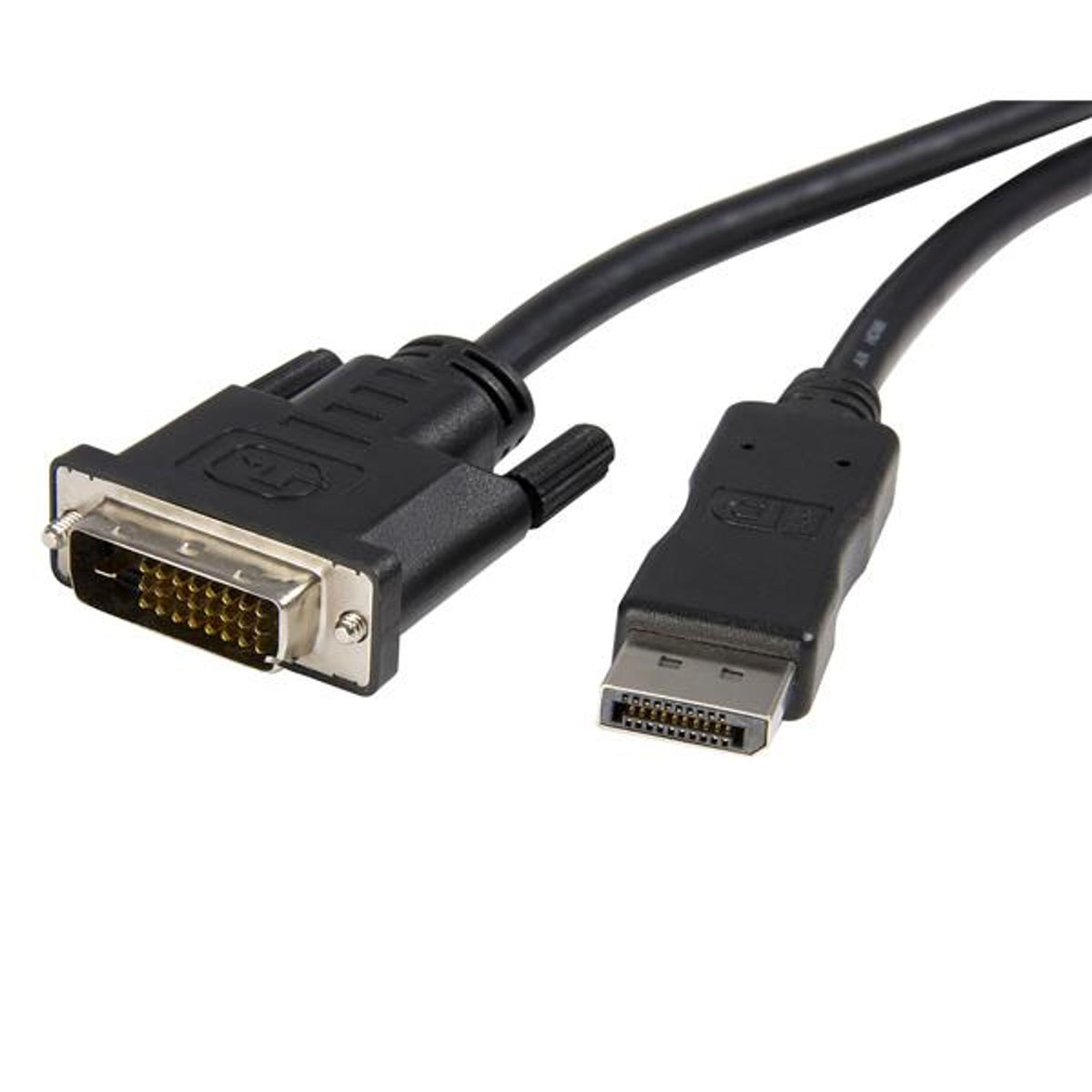 StarTech.com 10ft DisplayPort to DVI-D Cable DP 1.2 1920x1200 Black