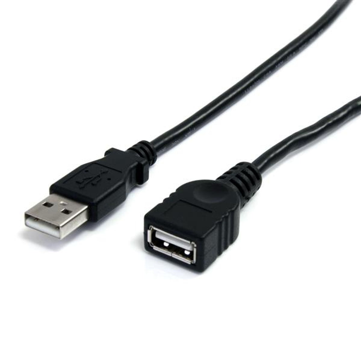 StarTech.com 10ft USB 2.0 A to A M/F Extension Cable Black