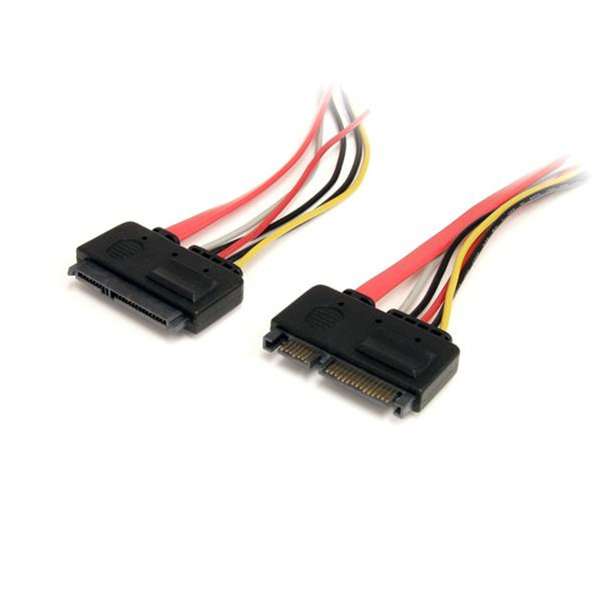 StarTech.com 12in 22-Pin SATA Power and Data Extension Cable Red