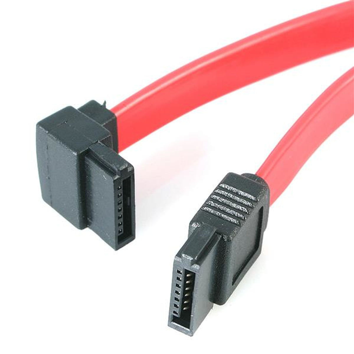 StarTech.com 12in SATA to Left Angle SATA Cable 6Gbit/s Red
