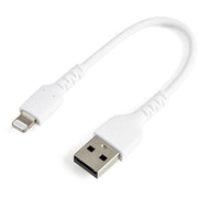 StarTech.com 15cm Durable White USB-A to Lightning Cable MFi Certified