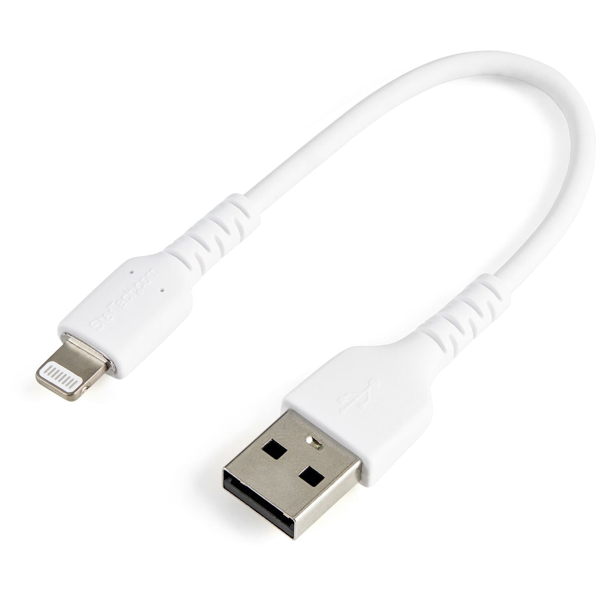 StarTech.com 15cm Durable White USB-A to Lightning Cable MFi Certified