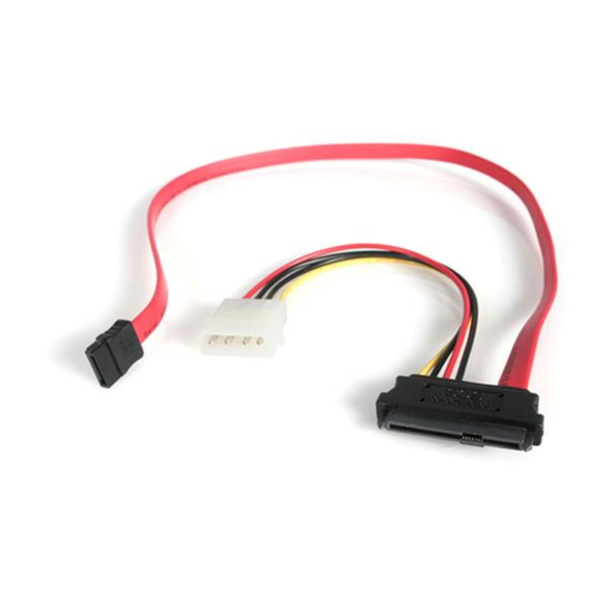 StarTech.com 18in SAS to SATA with LP4 Power Cable - Red