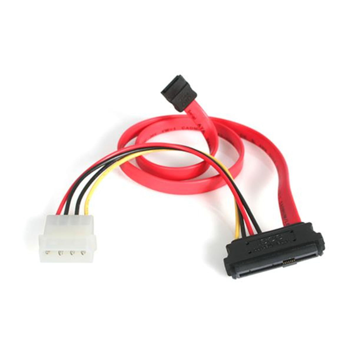StarTech.com 18in SAS to SATA with LP4 Power Cable - Red