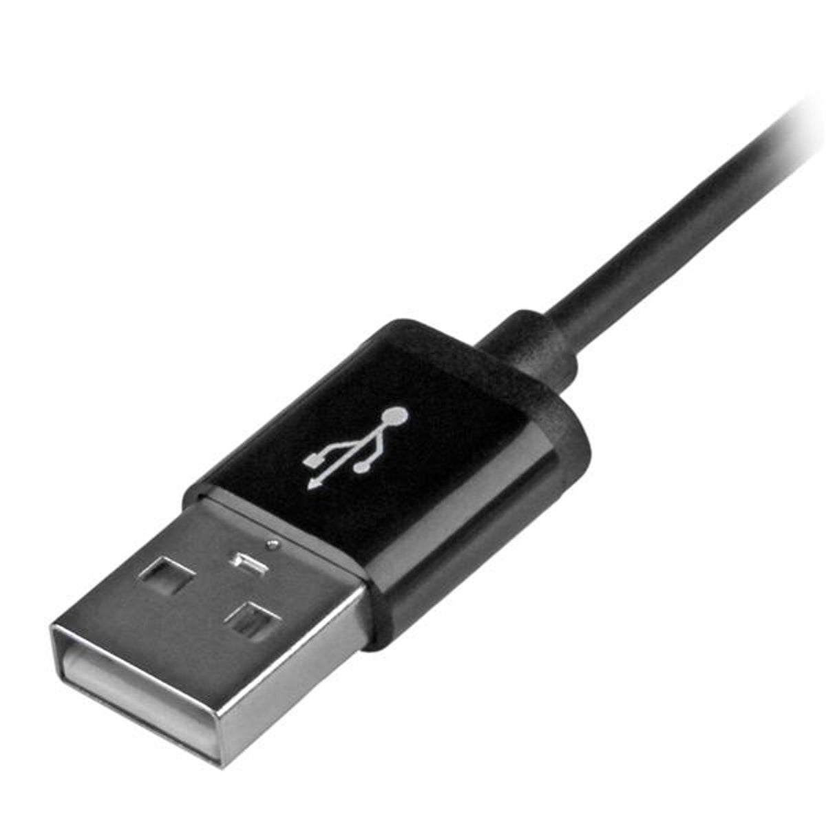 StarTech.com 1m Black USB to Lightning Cable MFi Certified