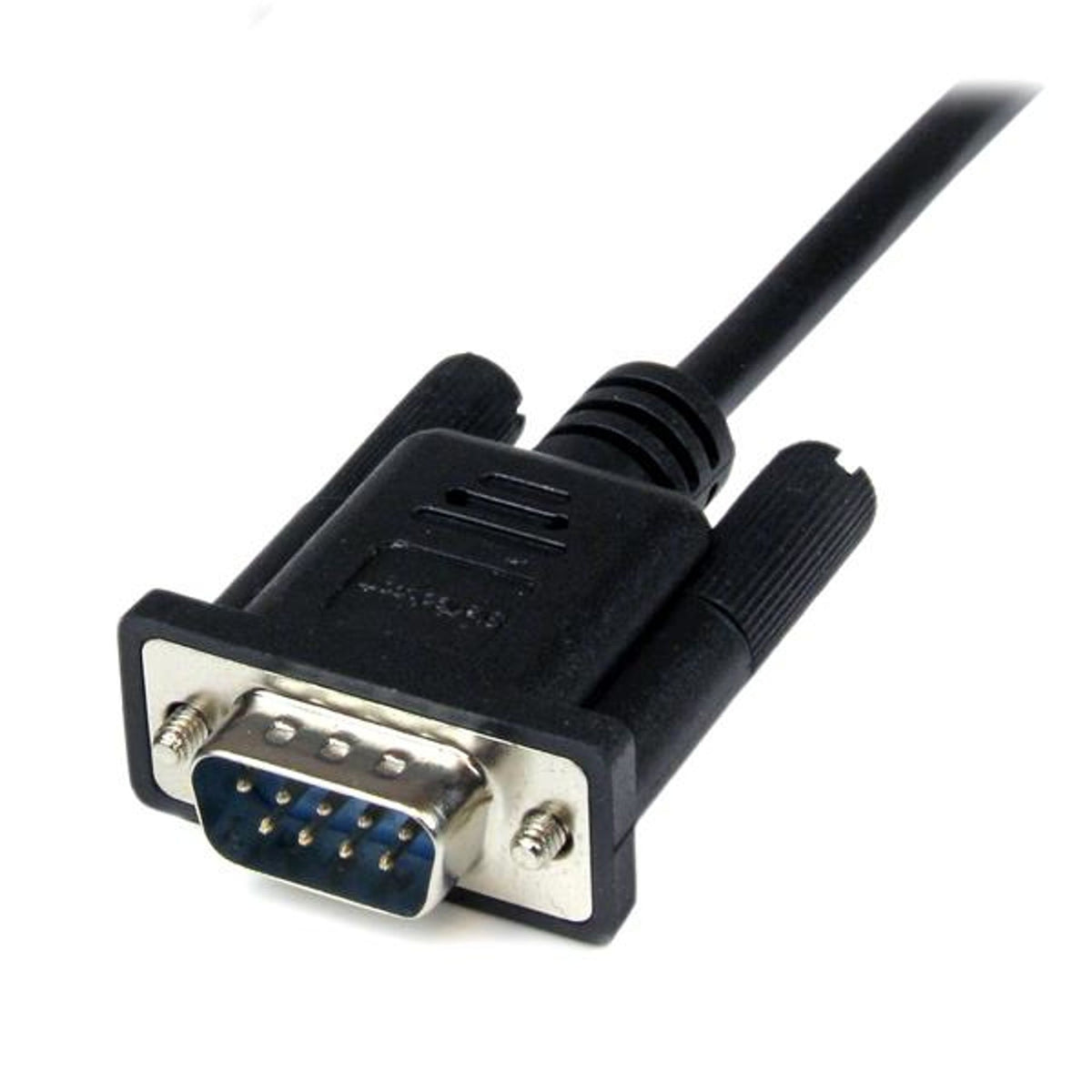 StarTech.com 1m DB9 RS232 Null Modem Cable F/M Black