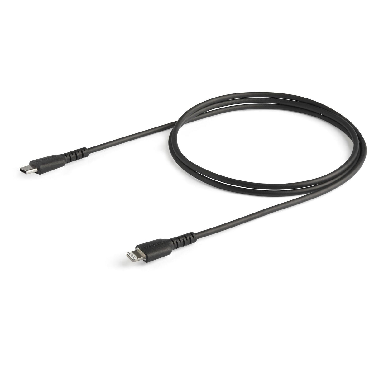 StarTech.com 1m Durable USB-C to Lightning Cable Rugged MFi Certified Black