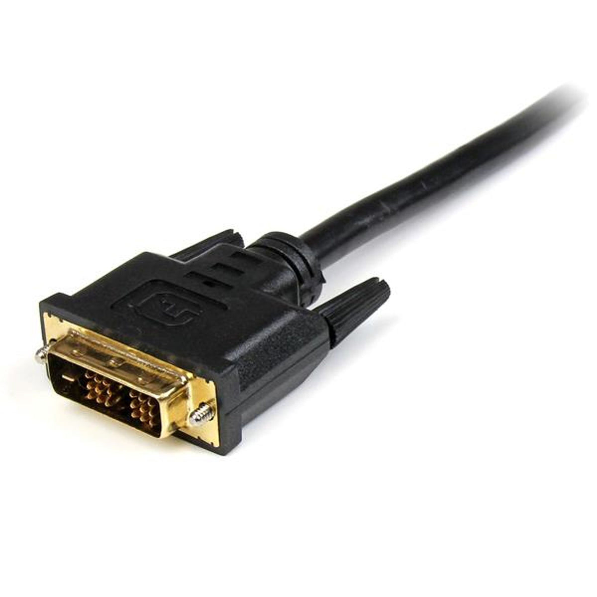StarTech.com 1m HDMI to DVI-D Cable Gold Plated Black