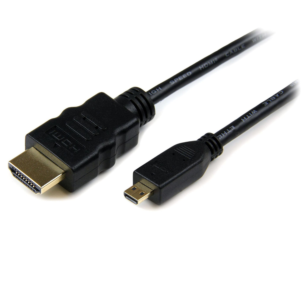 StarTech.com 1m Micro HDMI to HDMI Cable with Ethernet 4K Black