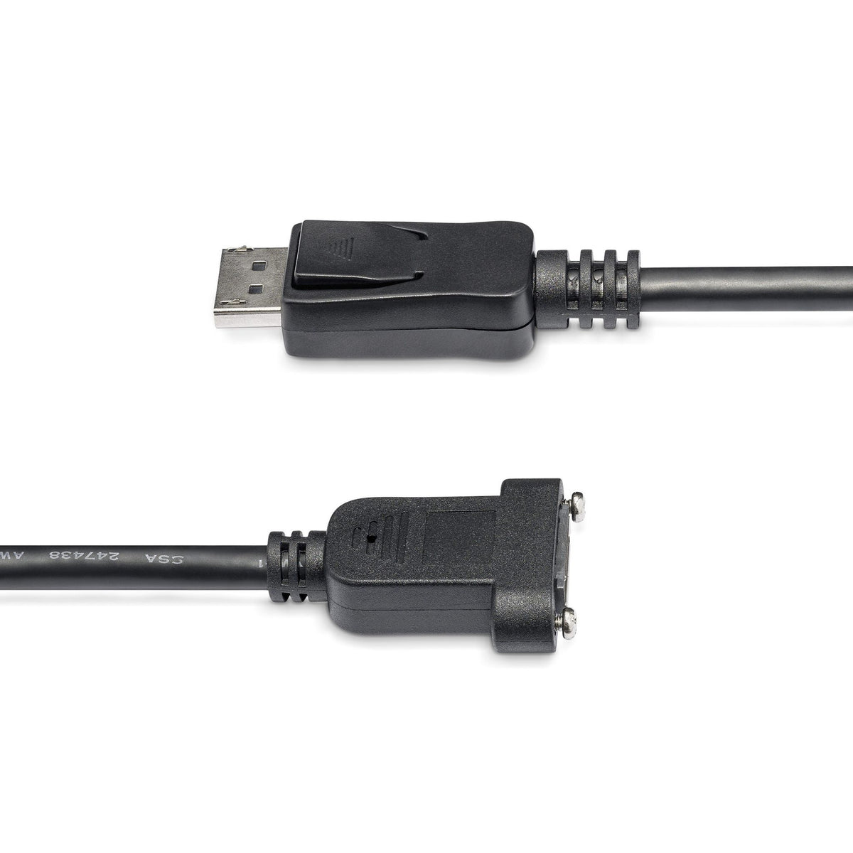 StarTech.com 1m Panel Mount DisplayPort 4K Extension Cable DP 1.2 Male to