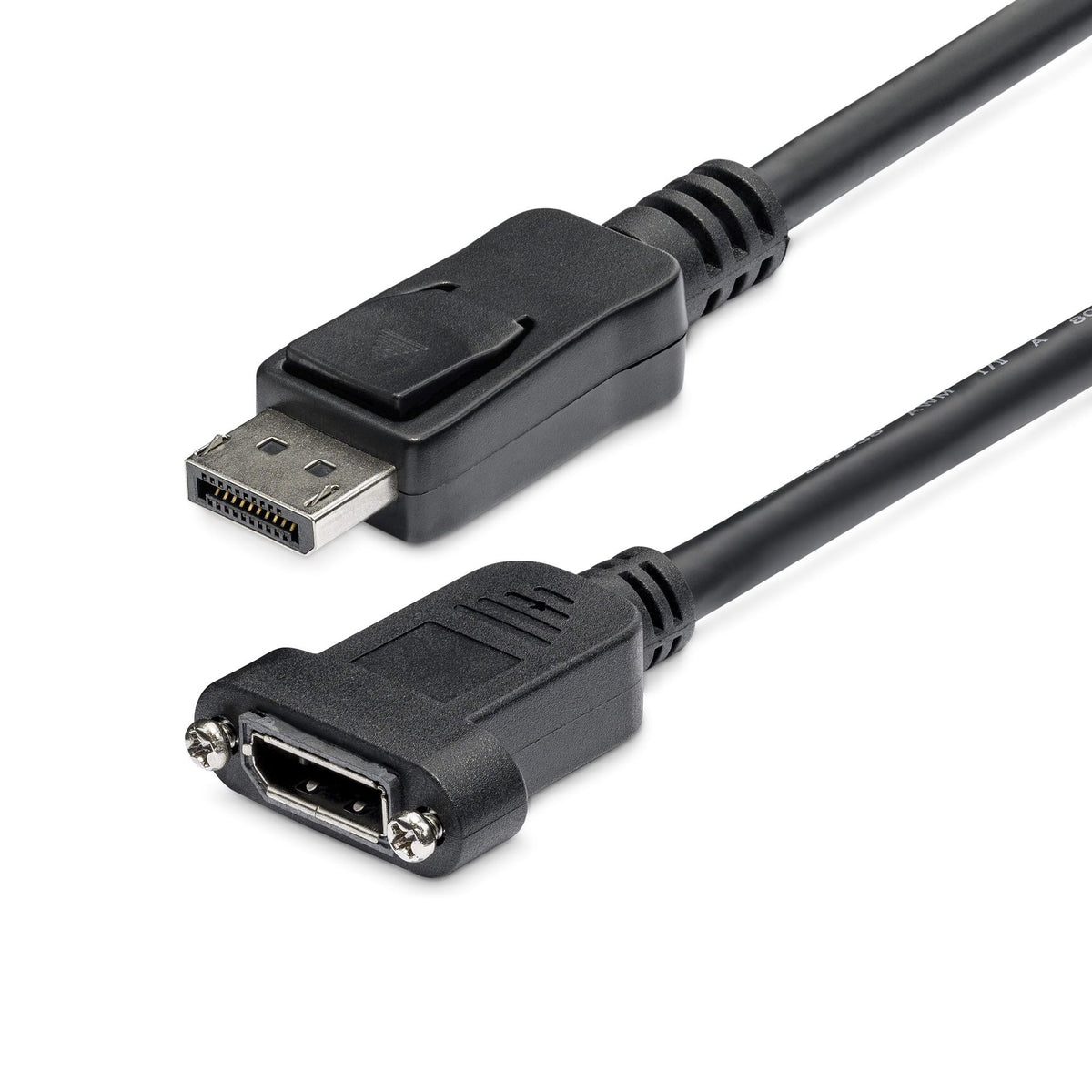 StarTech.com 1m Panel Mount DisplayPort 4K Extension Cable DP 1.2 Male to