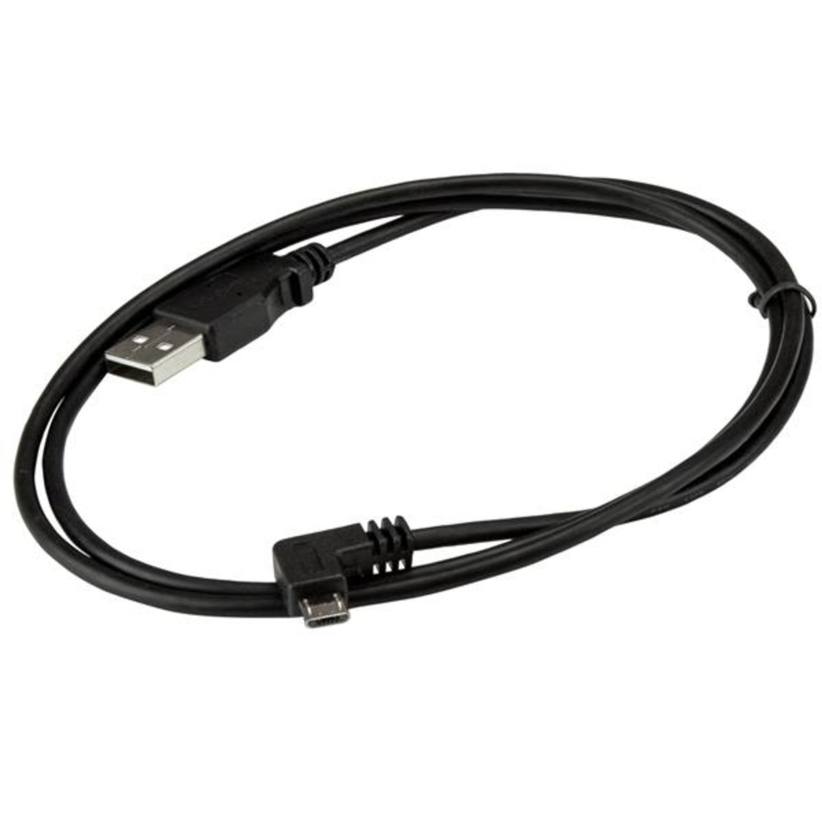 StarTech.com 1m Right Angle Micro-USB A to B Cable USB 2.0 Black