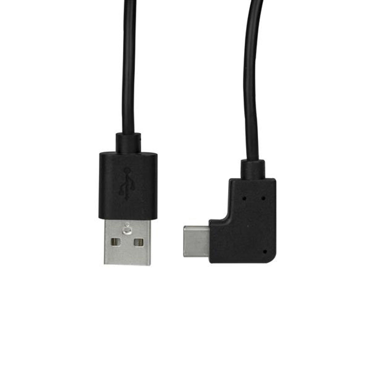 StarTech.com 1m Right Angle USB A to USB C Cable USB 2.0 Black