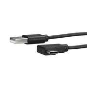 StarTech.com 1m Right Angle USB A to USB C Cable USB 2.0 Black