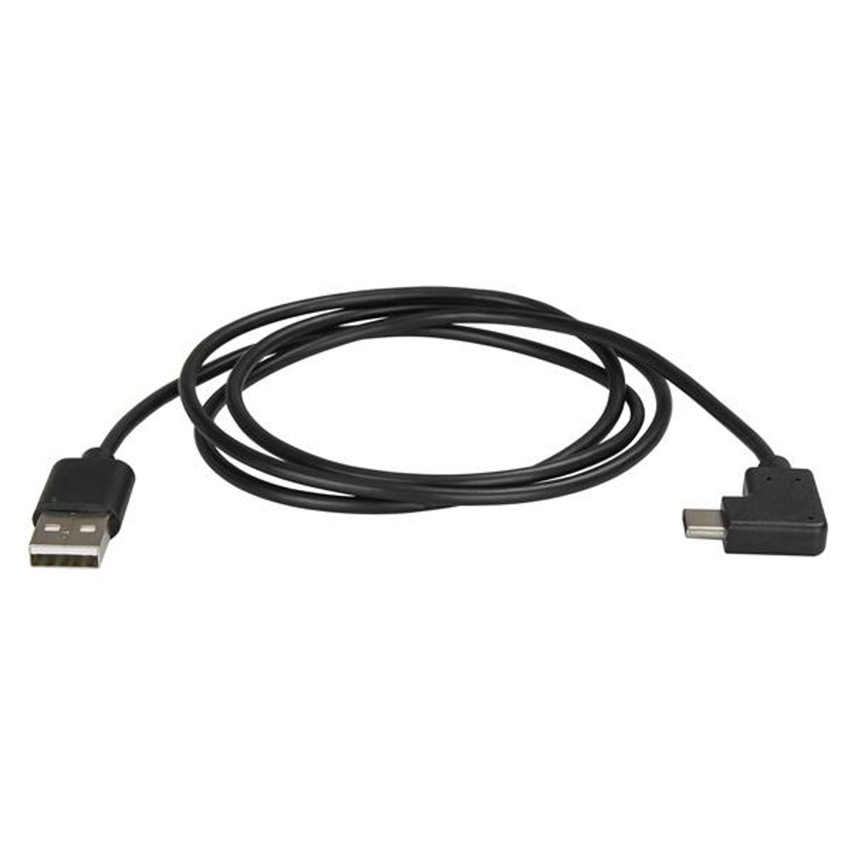 StarTech.com 1m Right Angle USB A to USB C Cable USB 2.0 Black