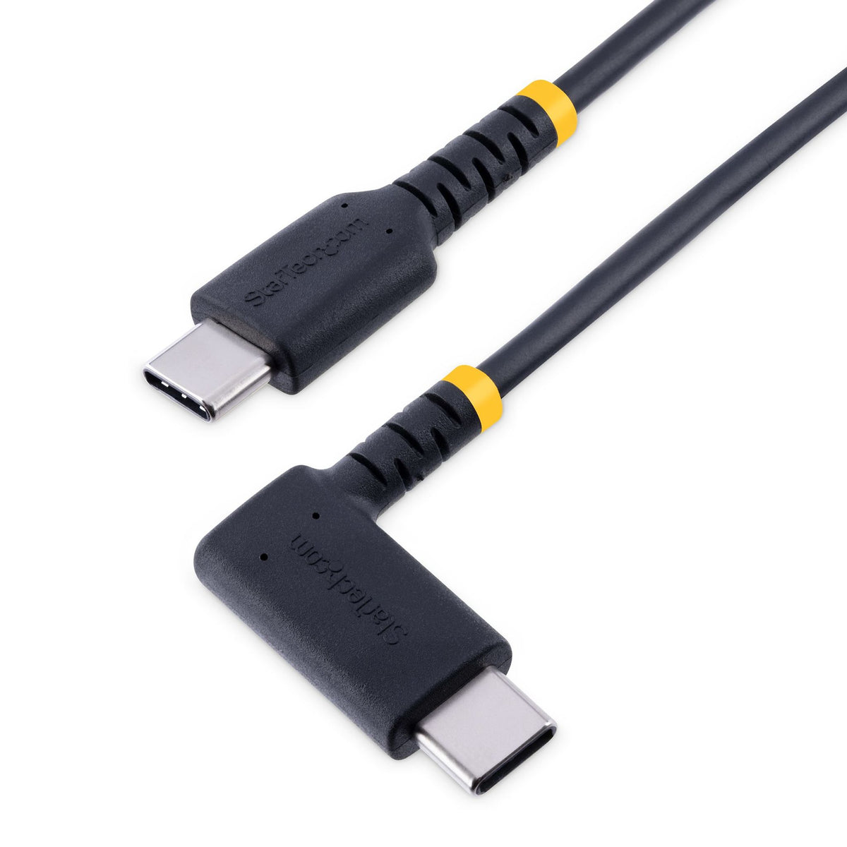 StarTech.com 1m Right-Angle USB-C Charging Cable 60W PD 3A Durable