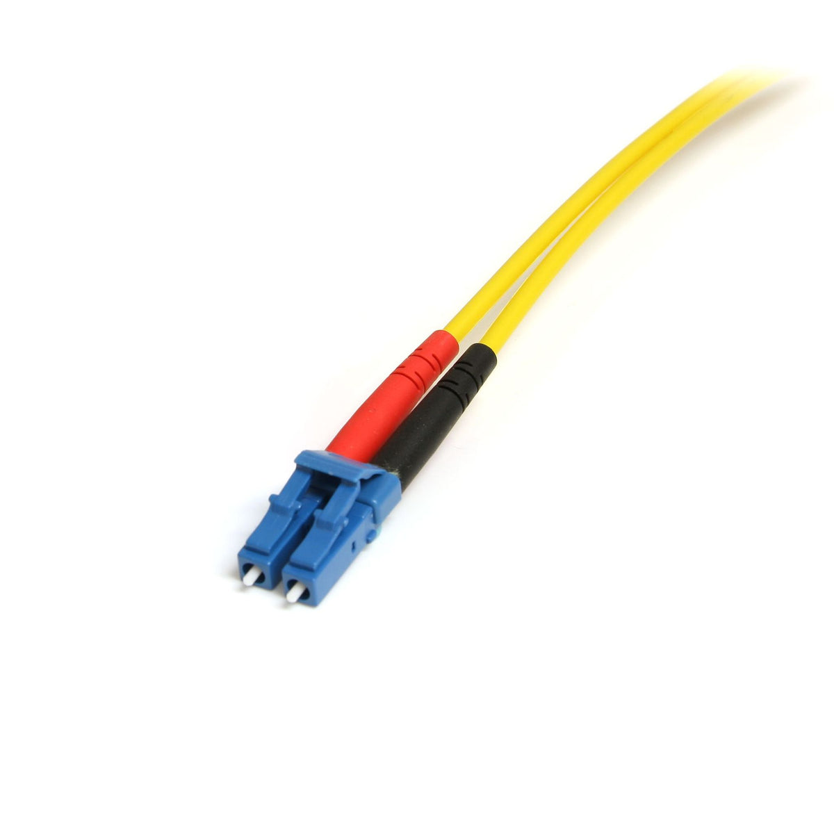 StarTech.com 1m Single-Mode Duplex LC/SC 9/125µm Yellow LSZH Fiber Optic Cable