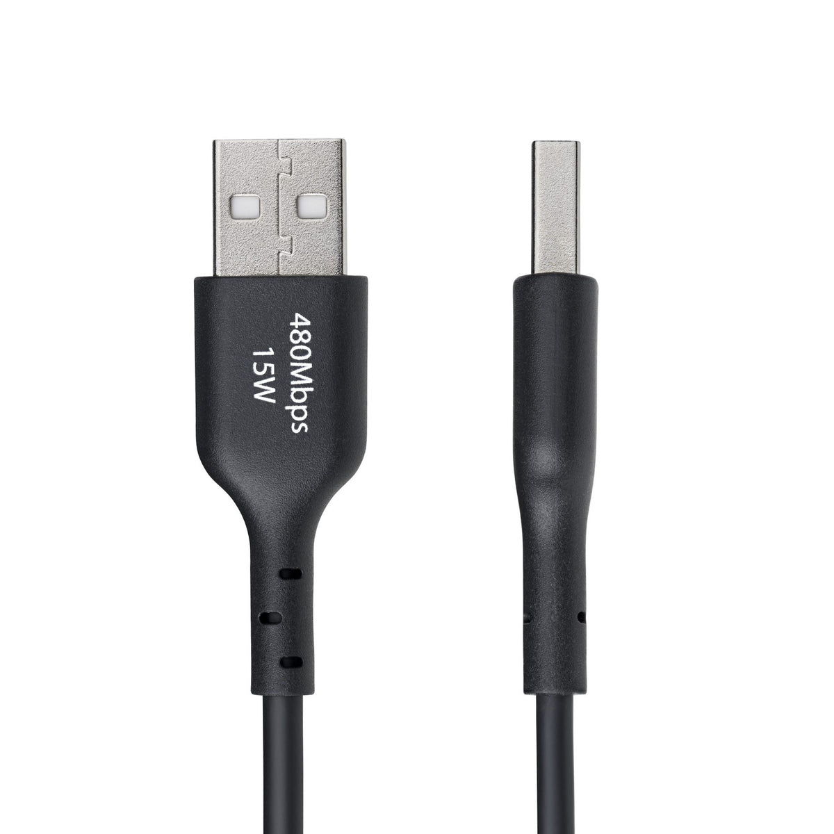 StarTech.com 1m USB-A to USB-C Charging Cable 3A Black TPE Jacket