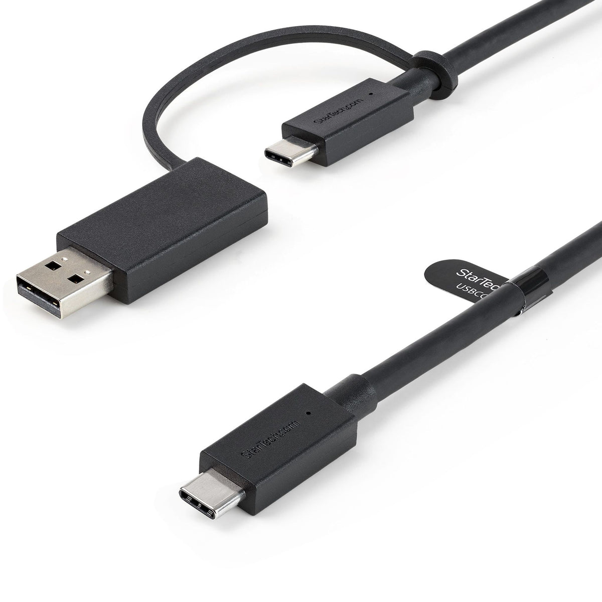 StarTech.com 1m USB-C to C and A Adapter Cable USB 10Gbps/PD