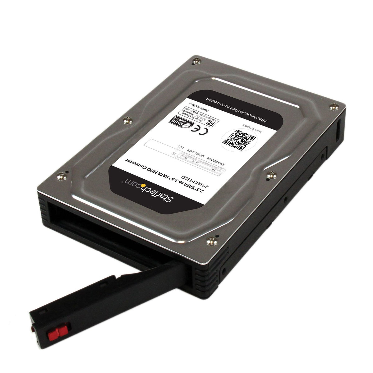 StarTech.com 2.5" to 3.5" SATA Aluminum Hard Drive Adapter Enclosure