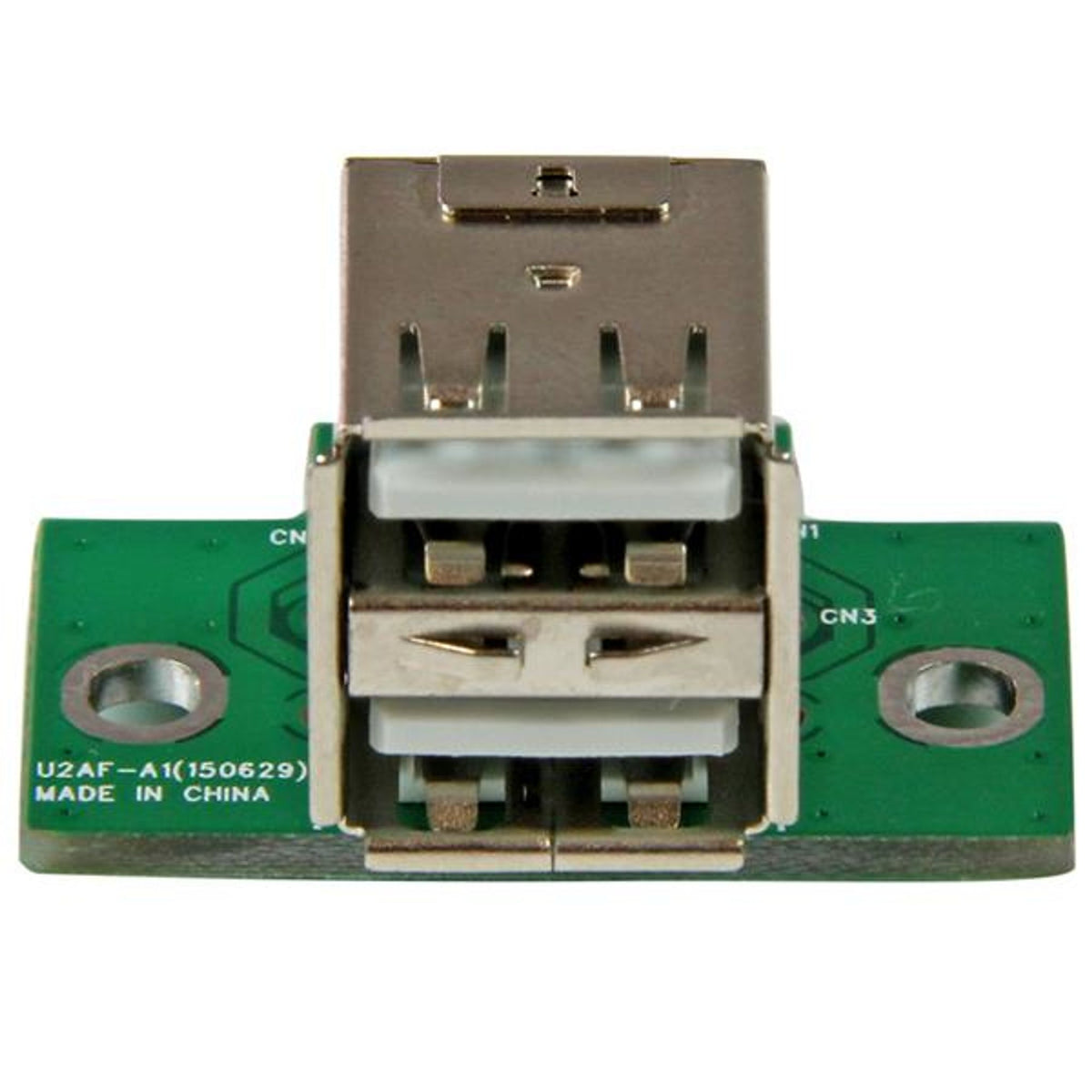 StarTech.com 2-Port USB Motherboard Header Adapter USB A to 10-Pin Header Black
