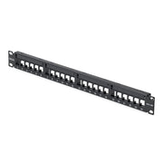 StarTech.com 24-Port Cat 6 Blank Patch Panel 1U Black