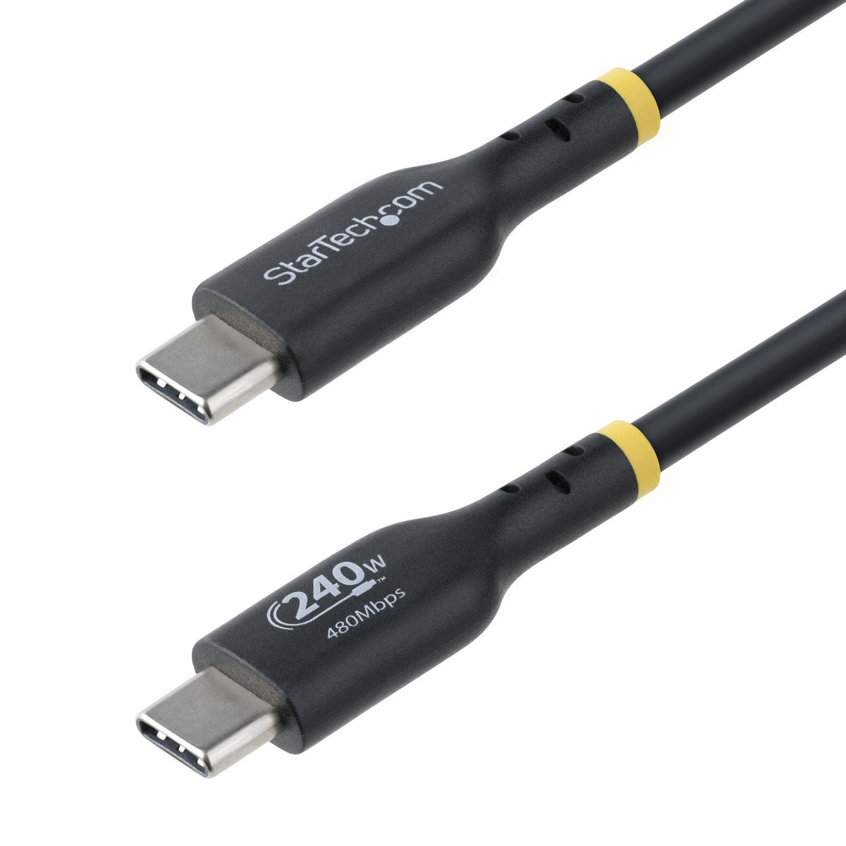 StarTech.com 2m 240W PD EPR TPE Jacket USB-C Cable USB 2.0