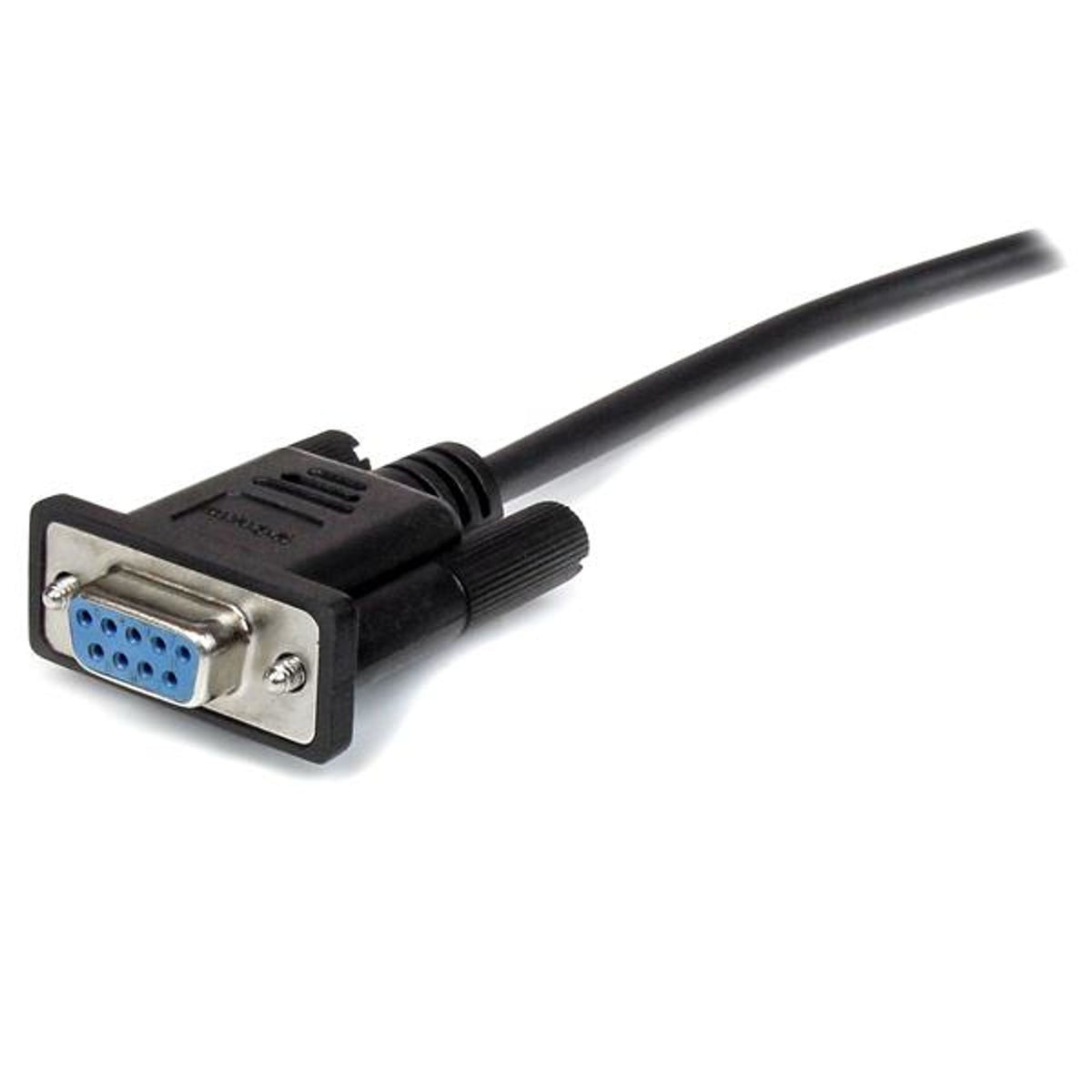 StarTech.com 2m DB9 RS232 M/F Serial Cable Black