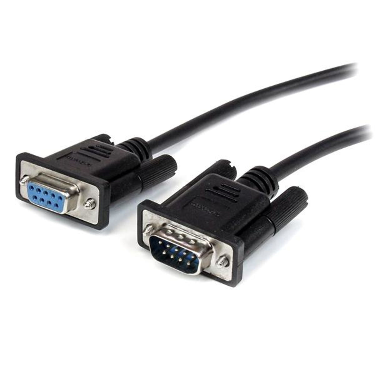 StarTech.com 2m DB9 RS232 M/F Serial Cable Black
