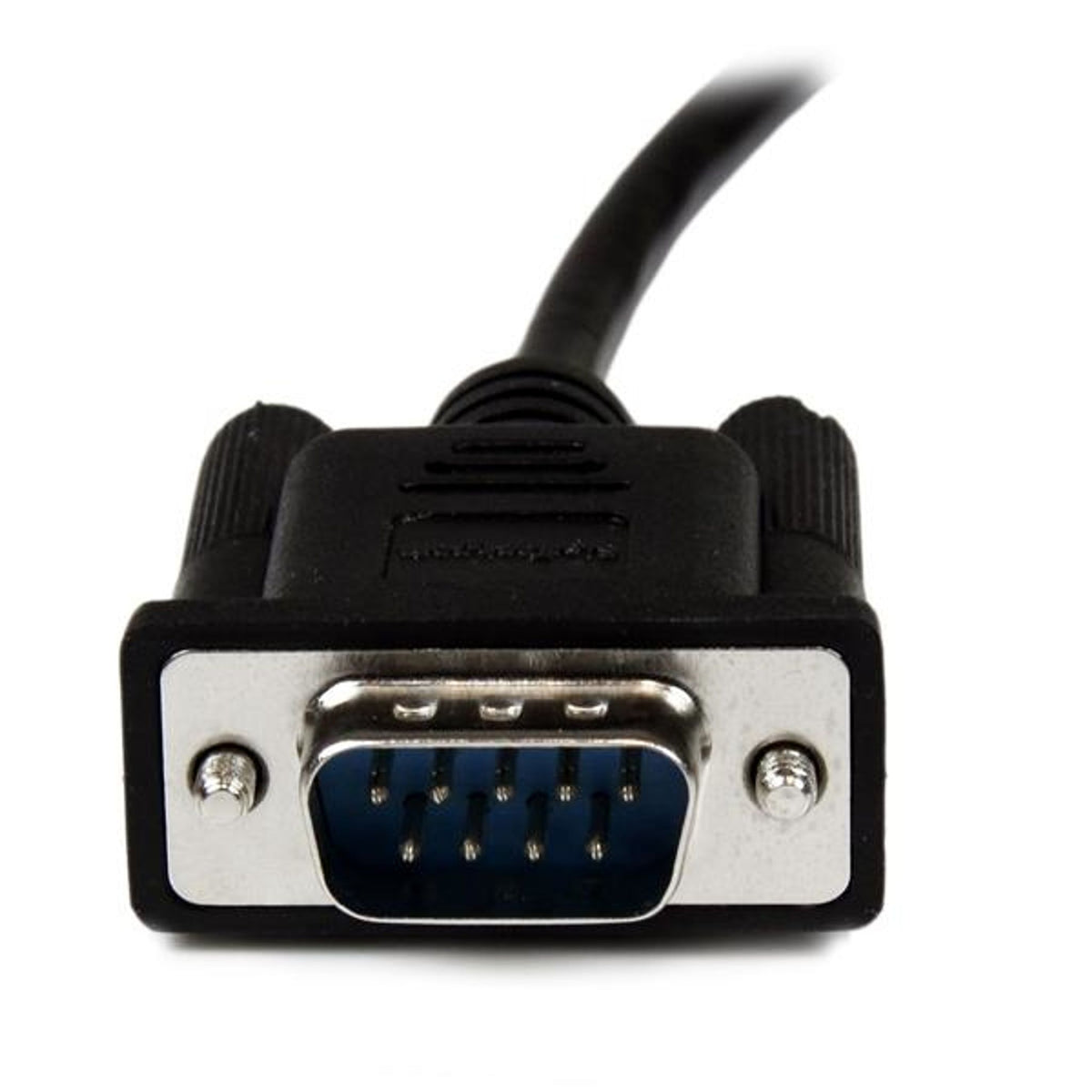StarTech.com 2m DB9 RS232 Null Modem Cable F/M Black