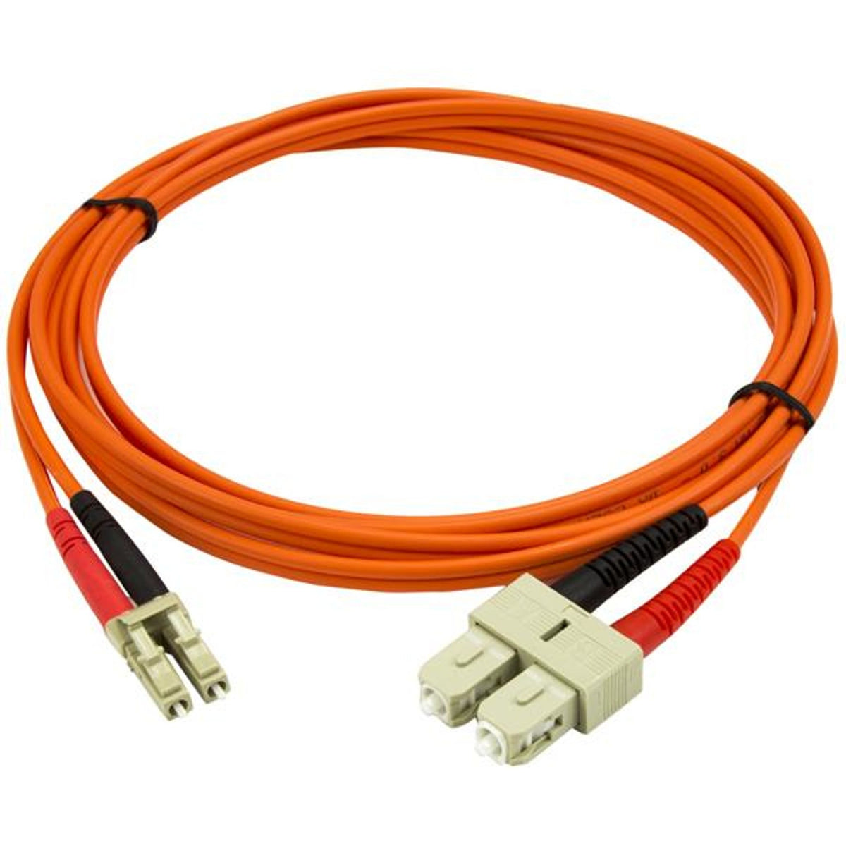 StarTech.com 2m LC/SC Multimode Duplex Fiber Optic Cable 50/125µm LSZH